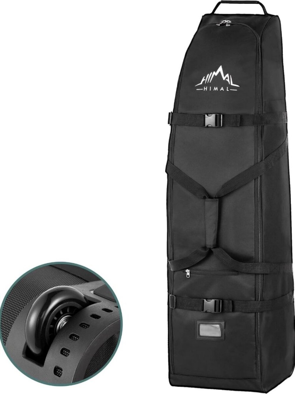 Soft-Sided Golf Travel Bag with Wheels | Durable 600D Oxford Fabric, Lightweight